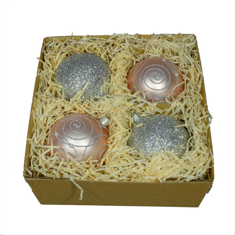 Zestaw prezentowy czterosztukowy  - Bombki...