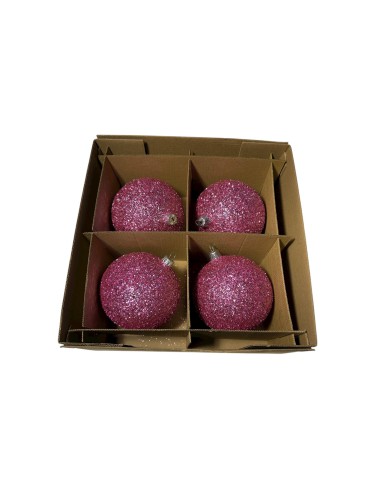 Zestaw bombki szklane 10cm - 4 sztuki...