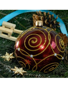 Zestaw bombki szklane 10cm - 4 sztuki zapakowane w... 2