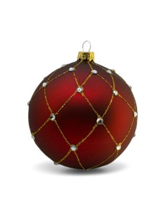 Zestaw bombki szklane 10cm - 4 sztuki zapakowane w... 2