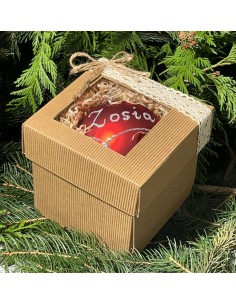 Zestaw prezentowy jednosztukowy - Bombka szklana z... 2