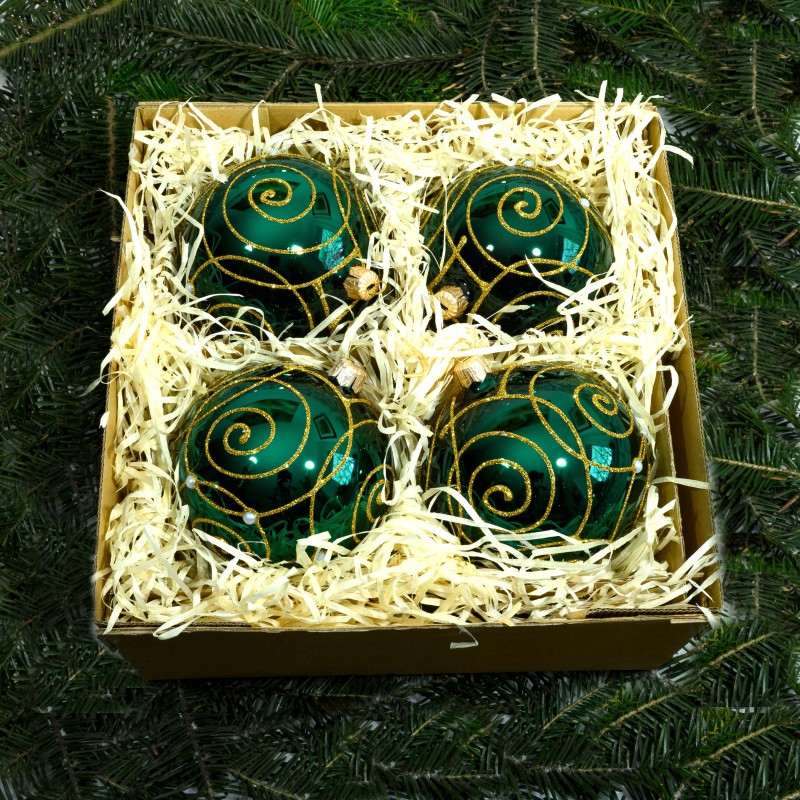 Zestaw prezentowy czterosztukowy  - Bombki...